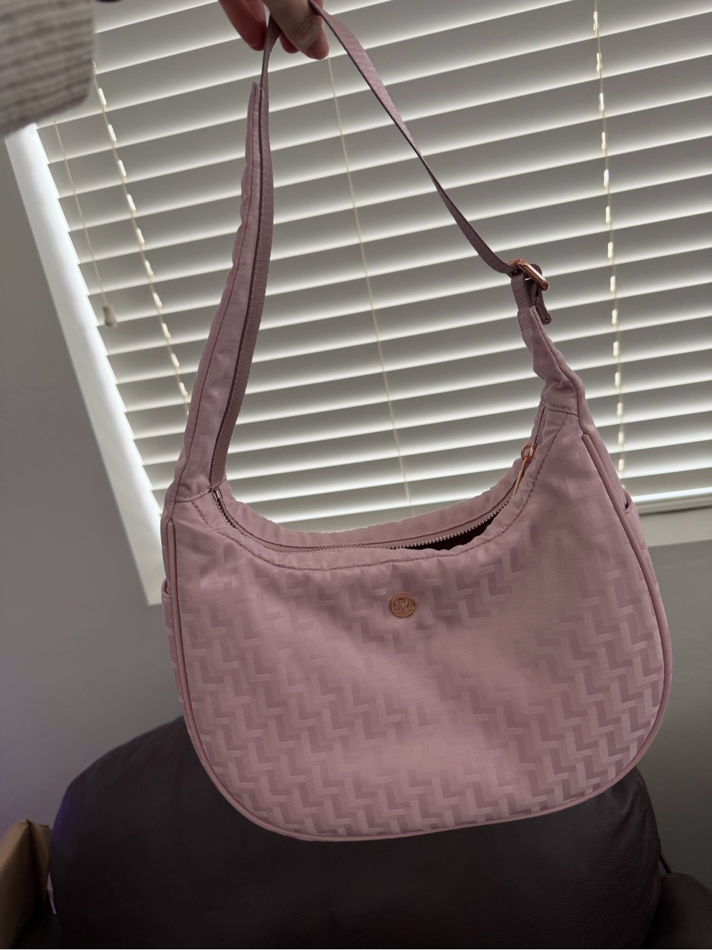Lululemon City Essentials 4L Shoulder Bag | Pink Monogram Jacquard